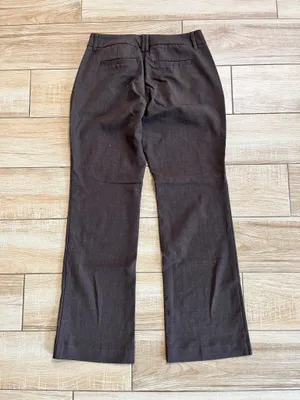 Womens New York & Company Brown Dress Pants - 2 Petite thumbnail 4