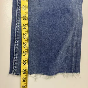 Rock & Roll Cowgirl Jeans Womens 29 Denim Blue Crop Midrise Summer Feathers thumbnail 9