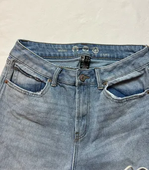 REWASH High Rise Distressed Jeans thumbnail 4
