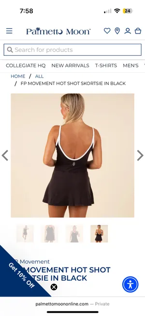 Free people movement hot shot skortsie thumbnail 2