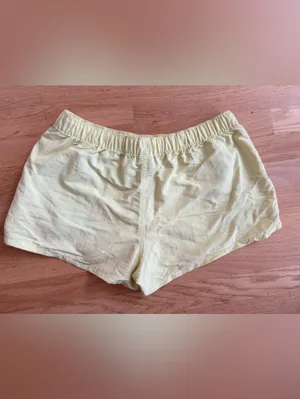 Patagonia Light Yellow Women's Athletic Shorts thumbnail 4