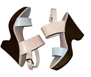 Franco Sarto Tan and Silver Sandals Shoes Size 7.5 M thumbnail 1