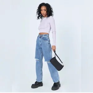 Princess Polly Denim Vienna Straight Leg Denim Jeans Size 4 thumbnail 12