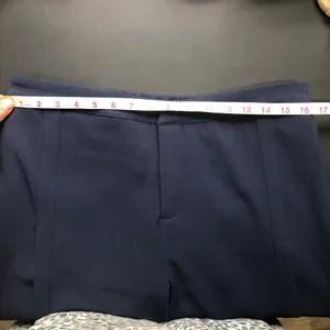 H by Halston NWOT 14 Navy Blue Cropped dress pants thumbnail 6
