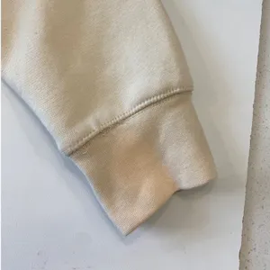 Bench Womens M Cream Cropped Pullover‎ Hoodie Sweatshirt Embroidered Logo thumbnail 8