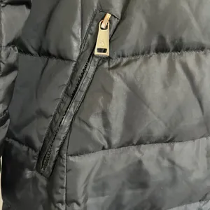 Lauren Ralph Lauren Black Quilted Down Puffer Coat Faux‎ Fur Zip Off Hood Small thumbnail 4