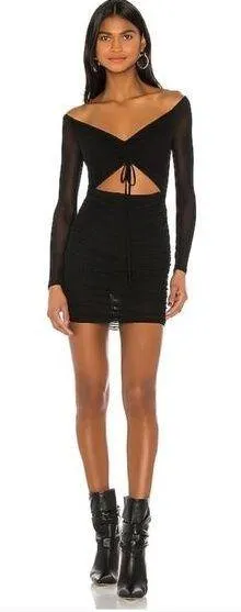 h:ours Eclair Dress in Black XS thumbnail 1