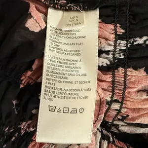 Free People Daphne Boho Blouse Top‎ Womens Size Small Black Midnight Combo Shirt thumbnail 5