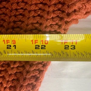 Umgee M cowl neck burnt orange knit sweater fall autumn casual office winter thumbnail 7