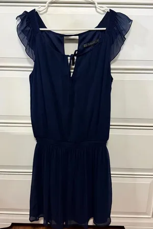 Zara Trafaluc Navy Dress thumbnail 1