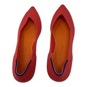 Rothy’s The Point Coral Pink Knit Ballet Flats Size 7.5 thumbnail 2