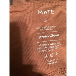 MATE The Label Organic Stretch bra top size 1X thumbnail 3