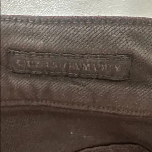 Citizens of Humanity Womens Avedon Skinny Jeans Coated Brown Moto Detail Size 26 thumbnail 5