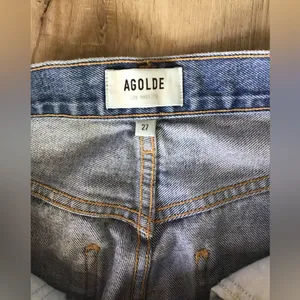 Agolde 90s Mid‎ Rise Loose Straight Fit Womens 27 Jeans Fall Out Denim A069C-811 thumbnail 3