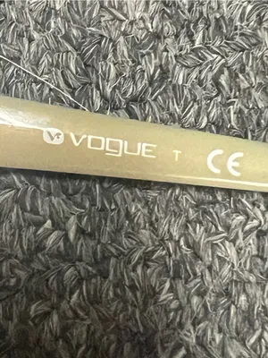 Vintage Vogue Olive Green eye glasses retro frame only thumbnail 3