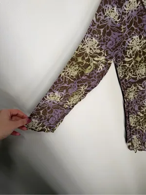 Vintage Y2K Axcess‎ Fairy Grunge Whimsigoth Boho Floral Empire Waist Top Earthy thumbnail 4