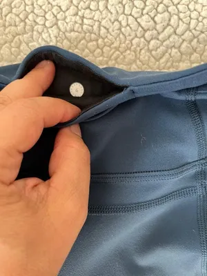 Lululemon High-rise Blue LeggingsIr With Hidden Back Pocket - Size 4 thumbnail 7