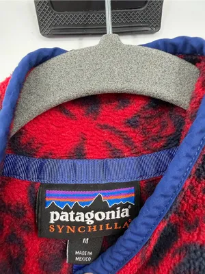 Patagonia Synchilla Snap-T Fleece Women M Barceloneta Red Floral FA15 thumbnail 7