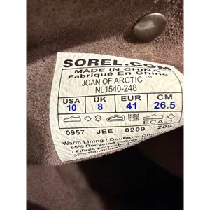 Sorel Joan of Arctic Waterproof Suede Winter Snow Boots Brown Tan Women thumbnail 10