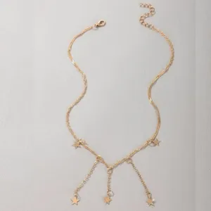 3/$30 💛 Falling Stars Necklace Gold thumbnail 2