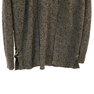 American Eagle Outfitters Dark Green Gray Knit Open Front Cardigan Sweater Small thumbnail 4