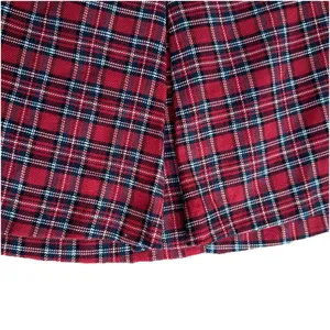 Lip‎ Service Size Large Hot Topic Red Tartan Plaid Skirt Y2K Goth Zippers Pleat thumbnail 4