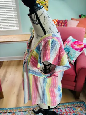 Draper James Striped Top thumbnail 5