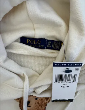 Ralph Lauren Bear Hoodie Brand New thumbnail 2