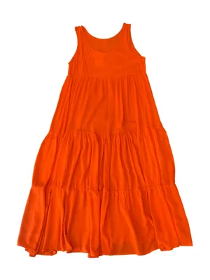 Sweet Adelyn NET tank Dress Large Orange thumbnail 6