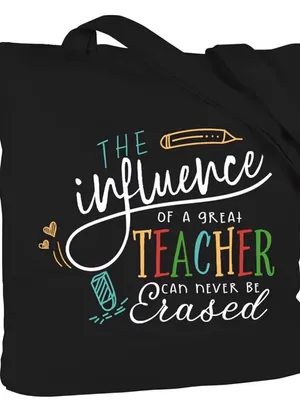 Teacher Influence Graphic Tote thumbnail 2