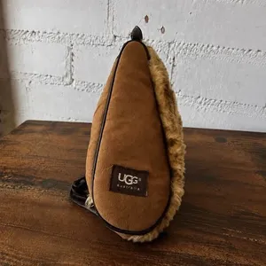 UGG Australia Genuine Shearling Suede 3-in-1 Convertible Bag Backpack Crossbody thumbnail 5