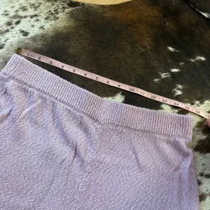 FREE PEOPLE BEACH Phia sweater set Blush Lilac Matching‎ Open Back Halter Size L thumbnail 5