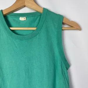 J. Crew Mint Green Knit‎ Clare Shell Sweater Vest XS thumbnail 3