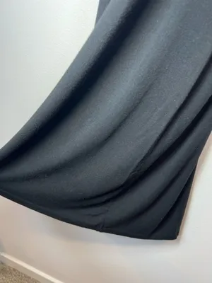 Athleta Santorini High Neck Dress Black Modal UPF 50 Stretch Travel Minimalist M thumbnail 7