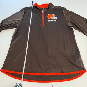 Fanatics Cleveland Browns Womens 1/4 Zip Long Sleeve Pullover Size‎ 2X thumbnail 9