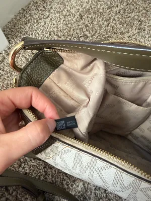 Michael Kors Aria Shoulder Bag Gold Hardware Green and Cream thumbnail 6