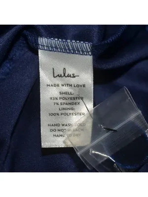 Lulus Velvet Blazer Romper Womens M Navy Blue Long Sleeve Party Holiday NWT thumbnail 13
