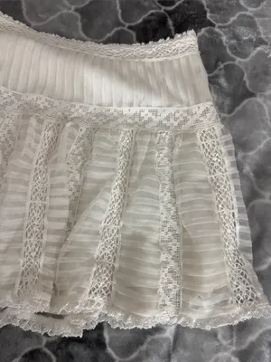 Loveshackfancy white skirt thumbnail 2