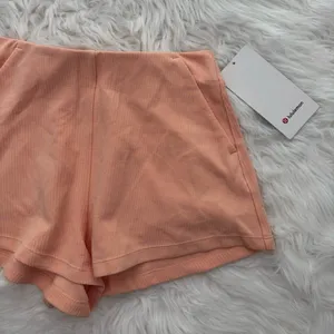 Lululemon Ribbed Softstreme High-Rise Short 2" Peach Bellini Size 4 thumbnail 5