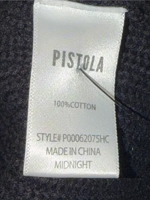 Pistola Bella Sleeveless Shoulder Pad Rib Knit Sweater Vest Minimalist Preppy S thumbnail 5