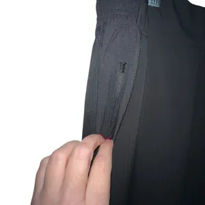 Athleta Womens‎ Textured Brooklyn Jogger Pants Size 16 Black Side Stripe Nylon thumbnail 12