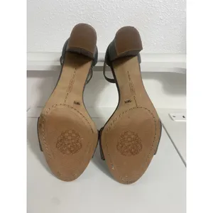 Vince Camuto Corlina Gray Suede Leather Dress Sandal Block Heel Womens Size 7.5M thumbnail 8