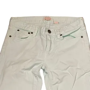 J. Crew‎ Womens Jeans Size 26 Mint Green Stretch Cotton Blend 28X27 thumbnail 2
