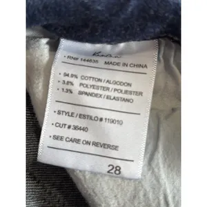 Kancan Denim Dark Wash Skinny Raw Double Hem Denim‎ Jeans Size 28 Mid Rise thumbnail 6