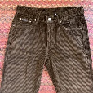 Vtg Calvin Klein Jeans Chocolate Brown Corduroy Pants thumbnail 2