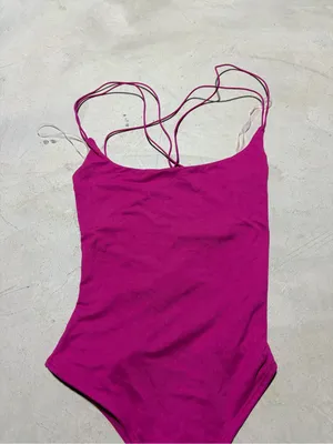 Windsor NWT Hot Pink tank top bodysuit with Strappy Back medium thumbnail 2