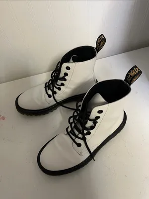 Dr Martens Luana White Boots thumbnail 3
