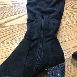 Mix No. 6 Huven Boots Tall Glitter Heel Black thumbnail 5
