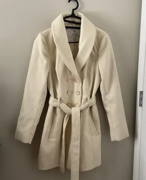 🧥Guess Wool Faux Fur-Trim Coat🧥~med thumbnail 4