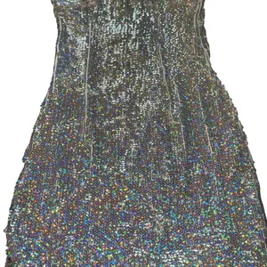 PrettyLittleThing Rhinestone Bodycon Mini Dress Black Sparkly Size 4 thumbnail 4